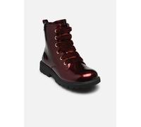 Bottines et boots Geox J SHAYLAX GIRL C pour Enfant 28 Bordeaux