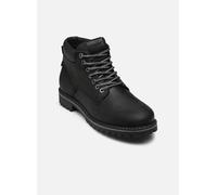 JACK & JONES Bottines à lacets Jfwqueensway en cuir pour homme, anthracite, 45 EU