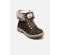 LES TROPEZIENNES PAR M. BELARBI Femme Lacen Chaussures Ville Bottes DE Neige, Kaki Zebre, 38 EU