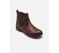Mustang Bottines Chelsea Femme Bordeaux Zip latéral Talon plat 39 EU