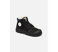 Bottines et boots Palladium PAMPA HI CUFF WATERPROOF SHEARLING pour Enfant 28 Noir