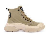 Bottines et boots Pallawave Olive - PALLADIUM - Femme - Canvas - Lacets - Plat - Moyenne 37