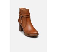 Pikolinos Bottines à Talon en Cuir Connelly pour Femme Color Brandy