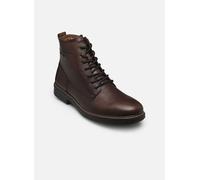 Rieker R-Tex 33143 Bottines de combat pour homme avec fermeture éclair et lacets Doublure polaire, marron, 45 EU