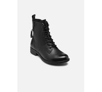 Tamaris Bottines femme Anfibio Donna 25273-45 Cuir Noir Laçage et Zip Taille 38
