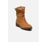 Tamaris Femme Bottes, Dame Botte à Enfiler,Demi-Bottes,Bottines,Bottes de Glisse,Haute,Cognac,37 EU