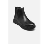 Tamaris Comfort bottines femme cuir avec fermeture éclair, Black Nappa, 39 EU