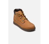 Boots enfant garcons Timberland POKEY PINE MID LACE UP WITH ZIP Marron 28