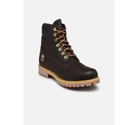 Timberland Bottines Premium 6 inch Lace up Waterproof exu1 DK Brown Full Grain w blk 41.