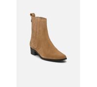 Bottines et boots Tommy Hilfiger Cowboy Chelsea Suede pour Femme 38 Marron