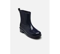 Tommy Hilfiger Bottines de Pluie Femme Hardware Rainboot Brillantes, Bleu (Space Blue), 41