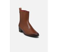 Bottines et boots Tommy Hilfiger LOW COWBOY FLAT LEATHER pour Femme 37 Marron