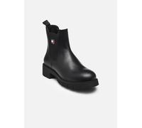 Bottines et boots Tommy Jeans TJW CHELSEA LEATHER pour Femme 38 Noir