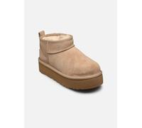 Bottines Et Boots Ugg Classic Ultra Mini Platform Pour Enfant - 35 Beige
