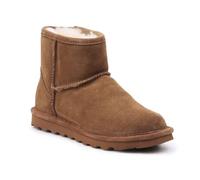 Bottines Femme - Bearpaw Alyssa - Daim-Nubuck - Marron - Lacets - Talon Plat 2cm 40