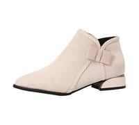 Bottines Femme Bleu Marine Chaussures Pied Large Fourrées Hiver Bottine Souple Bottes Noir Boots Botte Imperméable Plates pour Cuir Orthopédiques Chaussure Noires Noire