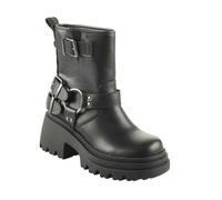 Bottines femme Buffalo Bravr Biker Lo 37