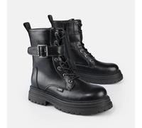 Bottines femme Buffalo Lennox Lace Up Mid Noir 40