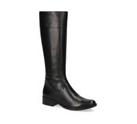 Bottines Femme - Caprice - BLACK NAPPA CASUAL CLOSED BOOTS - Cuir - Talon Plat - Fermeture Zip 36