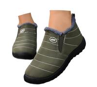 Bottines Femme d'Hiver Chaudes Fourrées, Baskets Bottines Sportives Femme Confortables à Lacets et Scratch, Chaussures de Ville Antidérapantes Stylées pour Filles