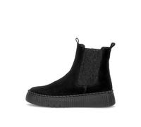 Gabor Chelsea 8014.01 - Fermeture éclair pour femme - Largeur F, Feutre noir, 38.5 EU