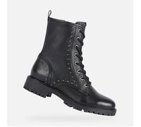 Bottines Femme - Geox - D HOARA - Cuir - Lacets - Motard 37
