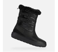 Bottines Femme Geox D KAULA B ABX - Cuir Noir - Imperméables et Légères 37