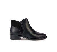Geox Bottine femme Felicity Smo.Lea - Noir - Fermeture zip - Talon plat - 36