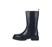 Bottines Femme Geox Iridea - Cuir Noir - A élastique - Hauteur de la tige Moyenne 39