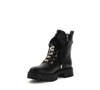 Guess - Botte à lacets Ficki - Femme - Chaussures - Noir - Taille: 38 EU