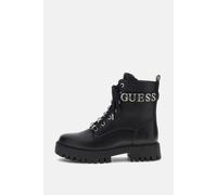 GUESS Chaussures amphibiennes pour femme en similicuir noir, Noir , 38 EU