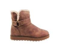 Bottines Femme - KEEPSAKES 2.0 - Synthétique - Marron - Talon Plat - Confortable pour l'Automne et l'Hiver