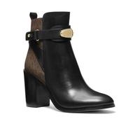 Bottines Femme Michael Kors Darcy Heeled Bootie Noir - Cuir - Talon Plat - Hauteur de la tige Moyenne 39