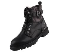 Bottines Femme Mustang - Noir - Fermeture Zip - Talon 3 - Tige Moyenne 38