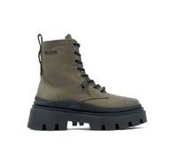 Palladium Bottines à lacets vert foncé, Taille 41