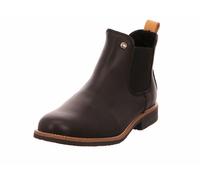 Bottines Femme - PANAMA JACK - GIORDANA IGLOO TRAVELLING B1 - Cuir Noir - Talon Plat - Lacets 37