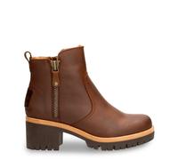 Bottes femme Panama Jack Pauline Igloo - Cuir blanc - Fermeture zippée - Talon plat 2cm 36