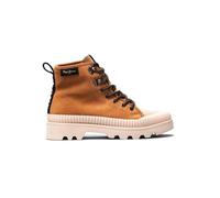 Bottines Femme Pepe Jeans Desert - Marron - Fermeture à lacets - Talon 4cm