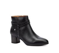 Bottines femme - PIKOLINOS - Calafat W1Z-8521 - Noir - Talon plat - Fermeture à zip - 100% Vachette 41