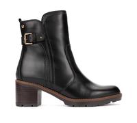 Pikolinos Llanes Bottines à Talon Femme | Cuir | Éclair | Noir