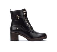 Pikolinos Bottines femme LLANES à talon en cuir à lacets Noir Taille 37