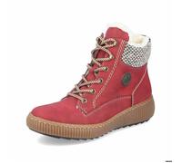 Rieker Femme Bottines Z6620, Dame Bottines,Semelle intérieure Amovible,Bottes d'hiver,Demi-Bottes,Bottines,fourrés,Rouge (Rot / 33),38 EU / 5 UK