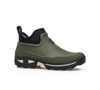 Bottines femme Rouchette Clean - Vert - Kaki - Caoutchouc - Lacets - Moyenne