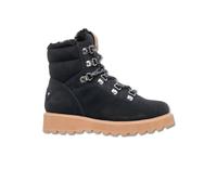 Roxy Bottes après-ski Bradie fourrées en cuir Noir/Camel Femme Taille 36 (6 US)