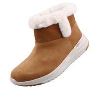 Bottines Femme Skechers - Confort et bien-être - Marron - Basse - Plat - Daim-Nubuck 41