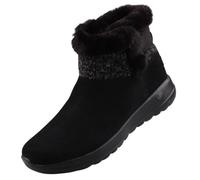Bottines Femme Skechers Noir - 144133-BKGY - Confortable et Imperméable - Daim-Nubuck 36
