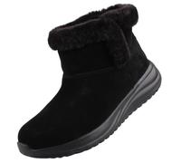 Bottines Femme Skechers Noir - Confort et bien-être - Bottine tex en daim 37