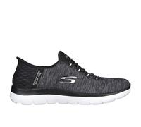 Skechers Femme Summits Dazzling Haze Slip-In ENTRAINEUSE, Black Mesh/White Trim, 37 EU