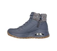 Bottines Femme - SKECHERS - Uno Rugged Darling Daze - Gris - Lacets - Compensé Haute 38