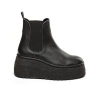 Bottines femme Steve Madden Pegasus - Daim-Nubuck - Compensé - Noir 42